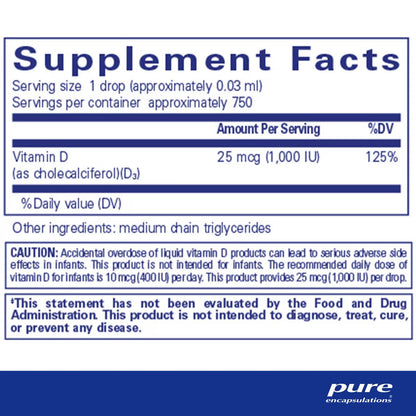 Vitamin D3 liquid 22.5 ml