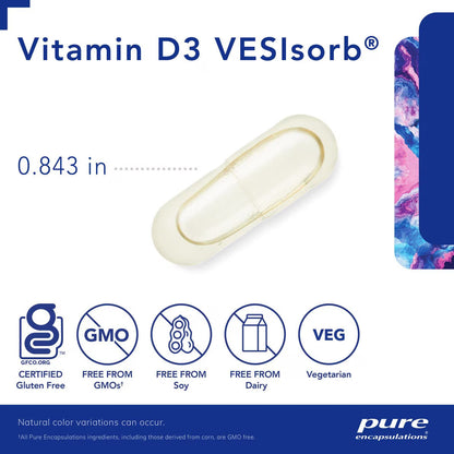 Vitamin D3 VESIsorb® 60's