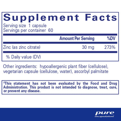 Zinc (citrate)