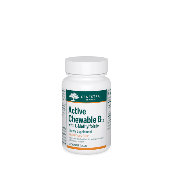 02164-60U | Active Chewable B12 with L-Methylfolate