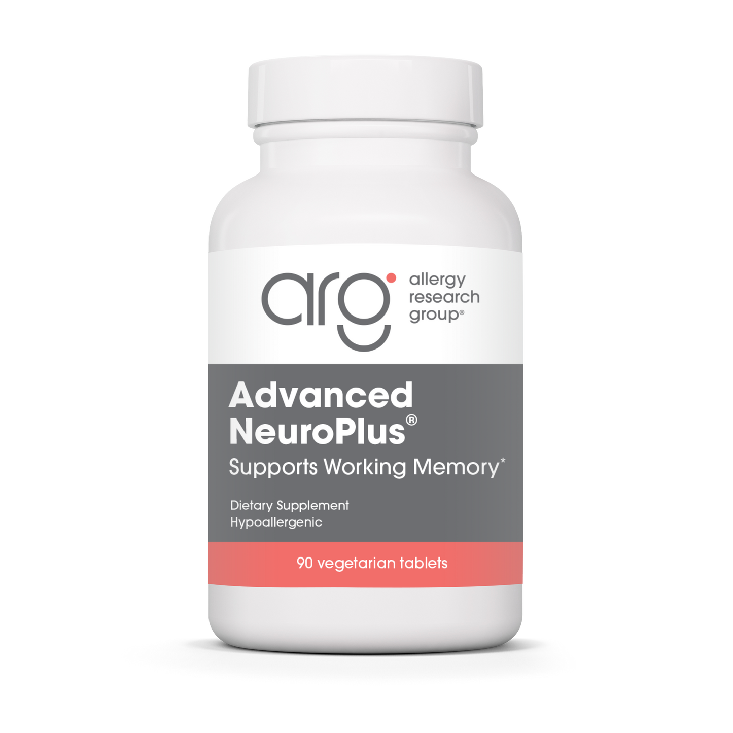 Allergy Research Group Advanced NeuroPlus® - 100 vegetarian tablets bottle front label
