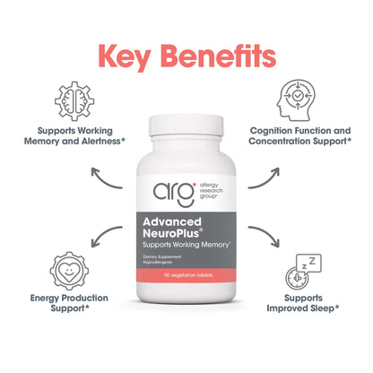 Advanced NeuroPlus® - suggested use: 3 tablets daily or as directed by healthcare professional