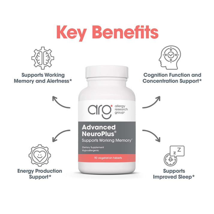 Advanced NeuroPlus® - suggested use: 3 tablets daily or as directed by healthcare professional