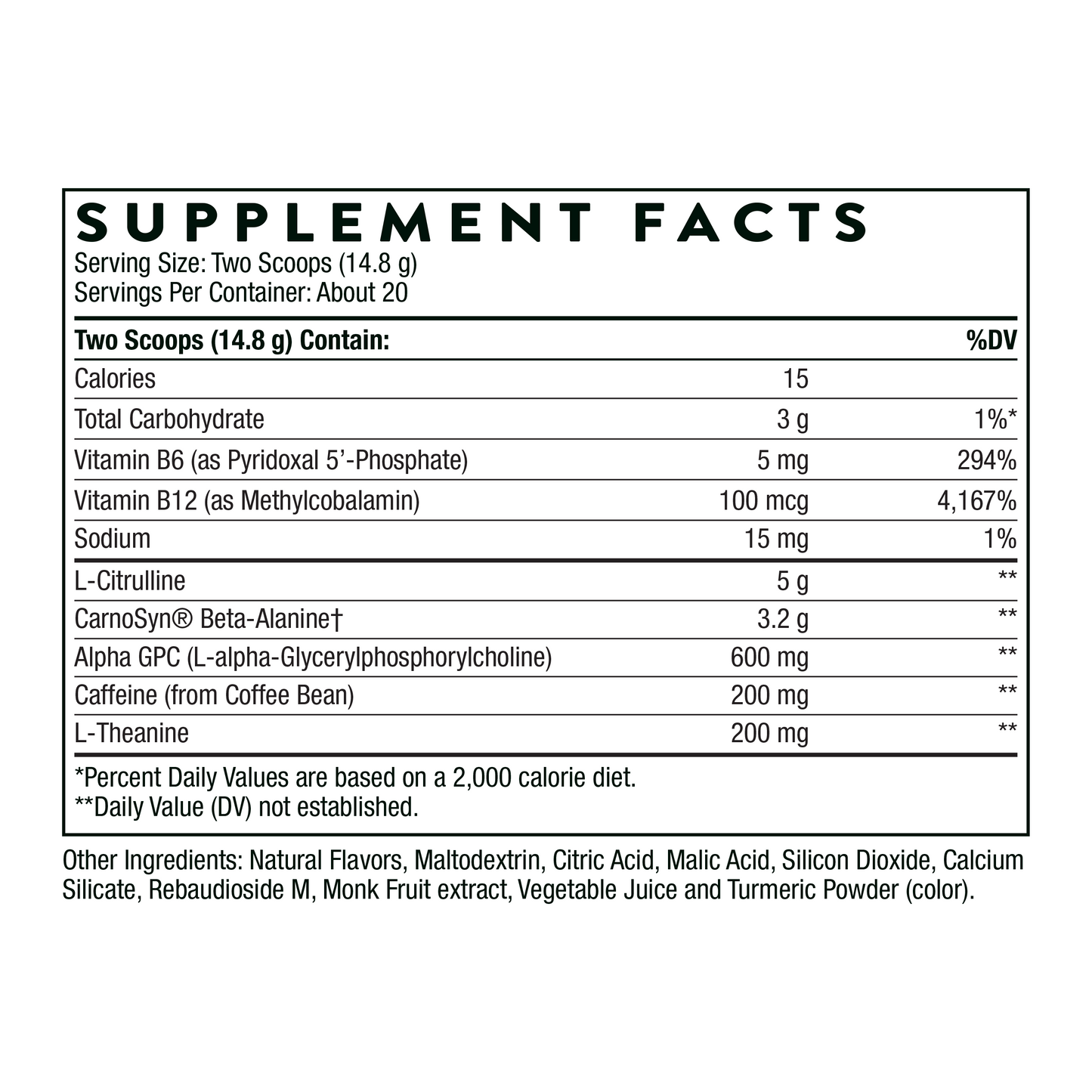 Advanced Pre-Workout 2