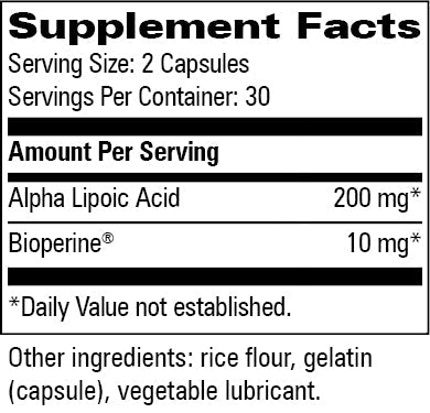 Alpha Lipoic Acid