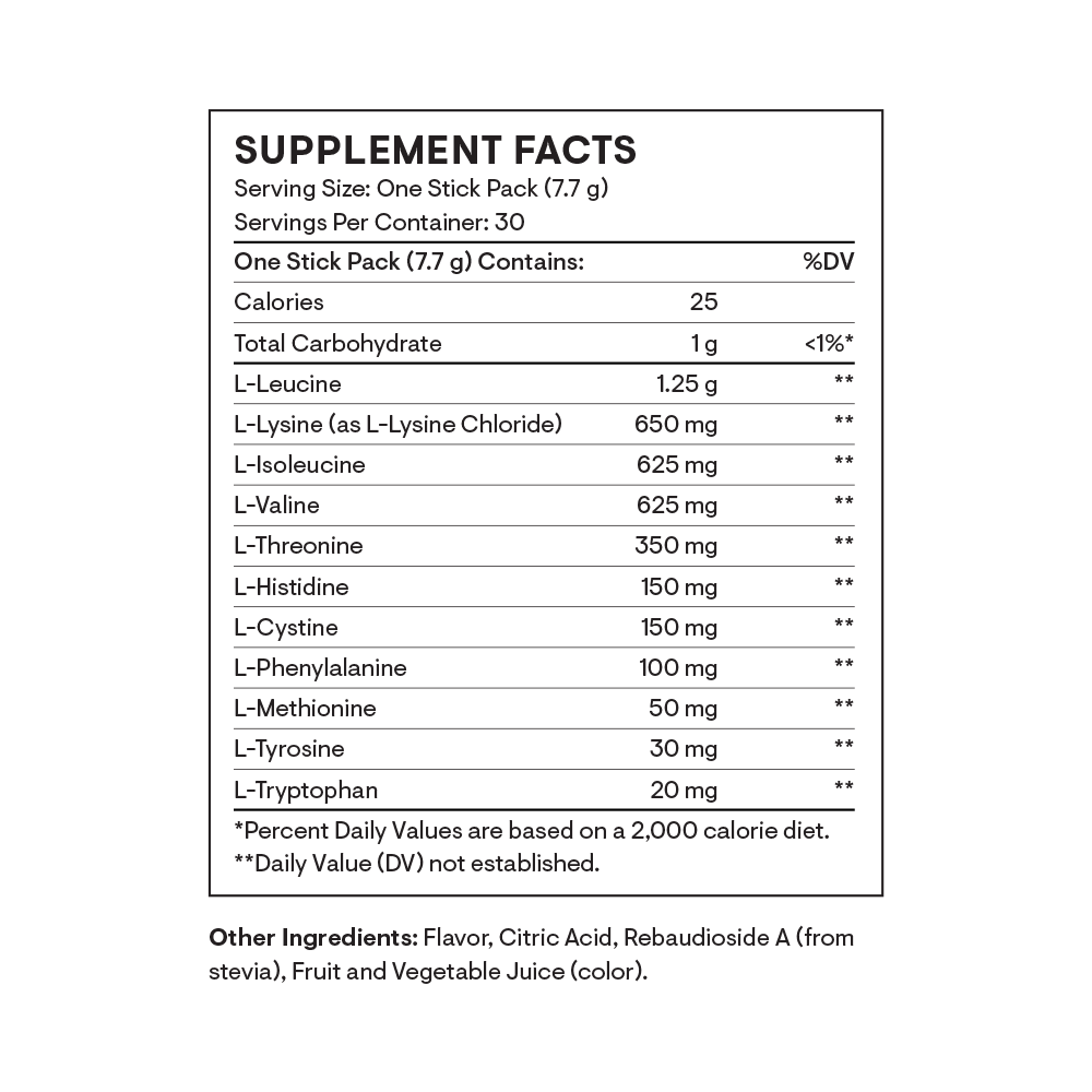 Amino Complex - Travel Packs - Berry 2