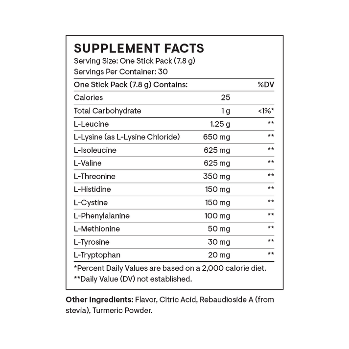 Amino Complex - Travel Packs - Lemon 2