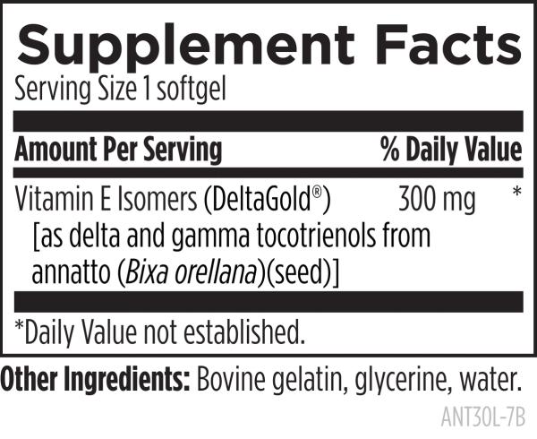 Annatto-E® 300 supplement facts image