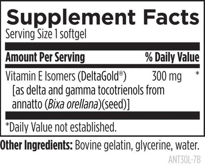 Annatto-E® 300 supplement facts image