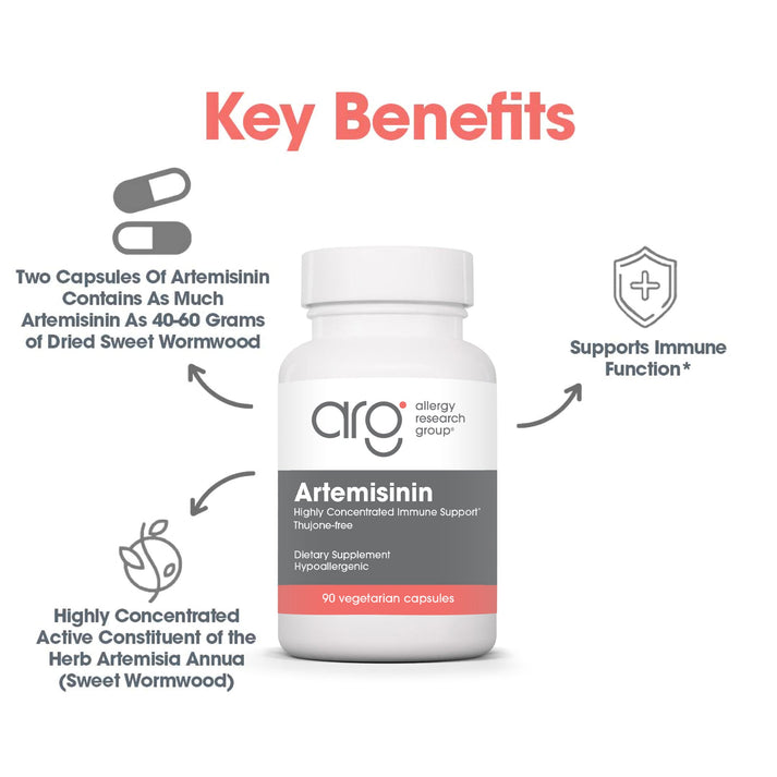 Artemisinin - suggested use: 1 capsule three times daily before meals.