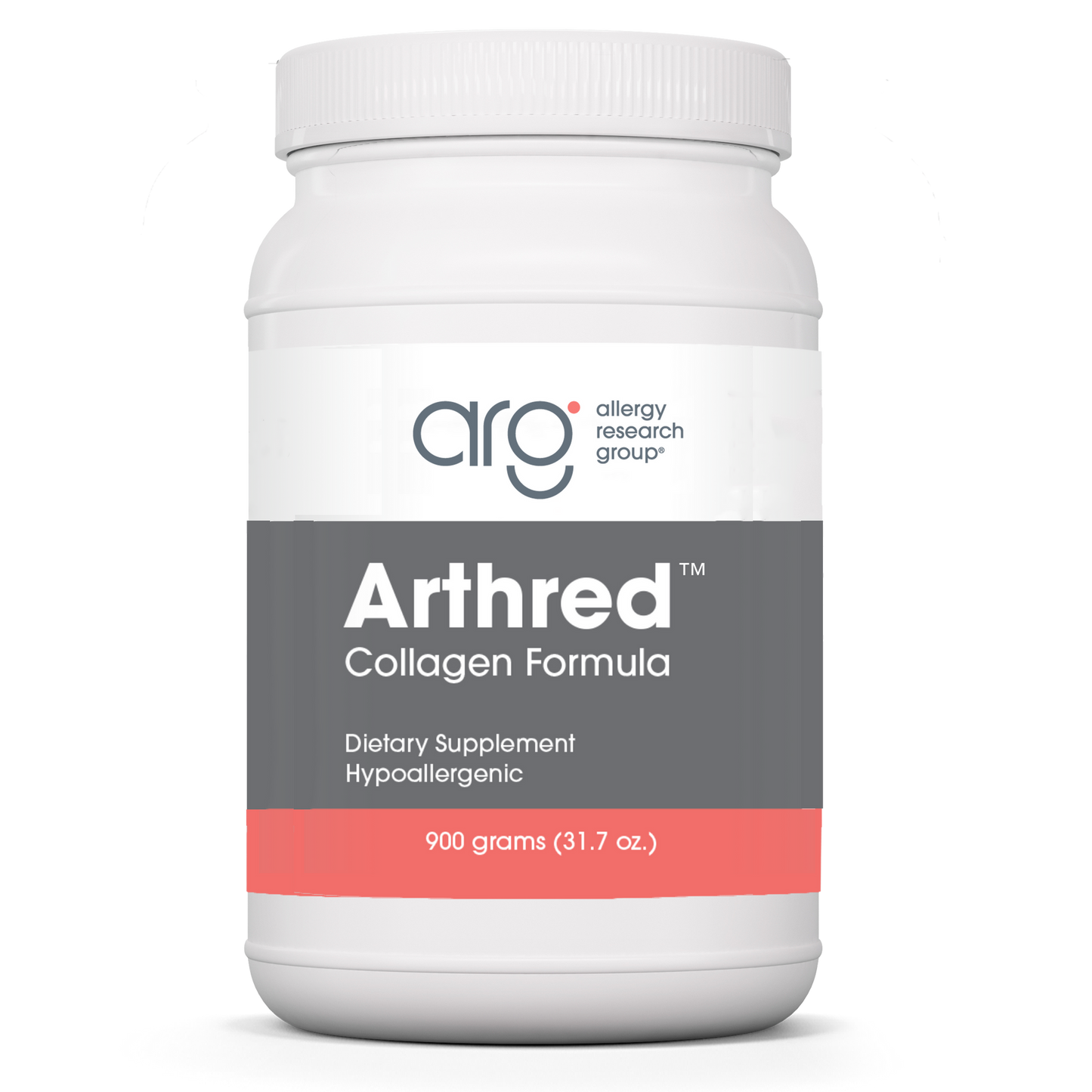 Allergy Research Group Arthred 900 gram powder jar for cartilage, joint, and musculoskeletal support
