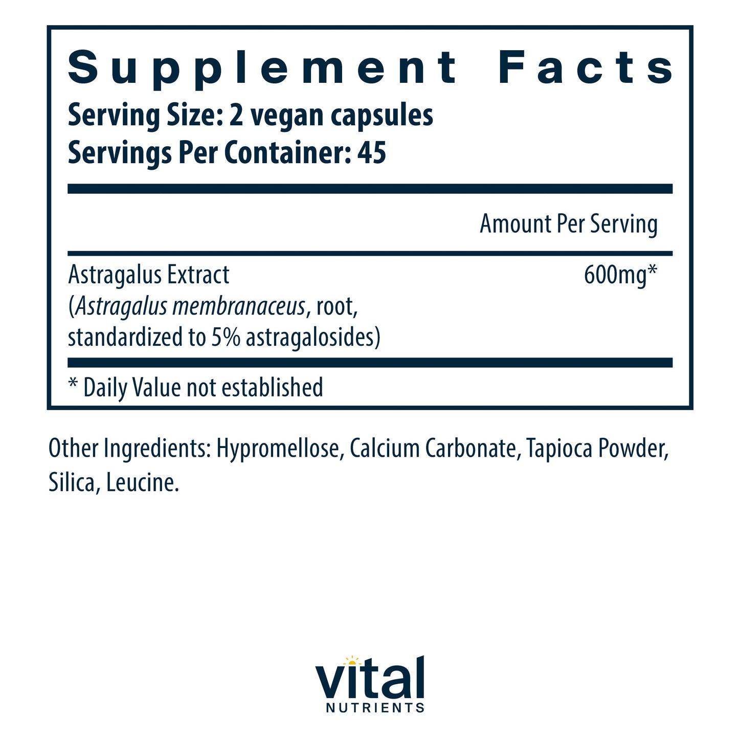Astragalus Root Extract 300mg