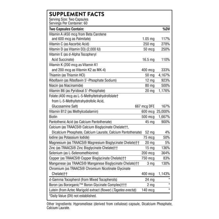 Basic Nutrients 2/Day - 60 Servings 2