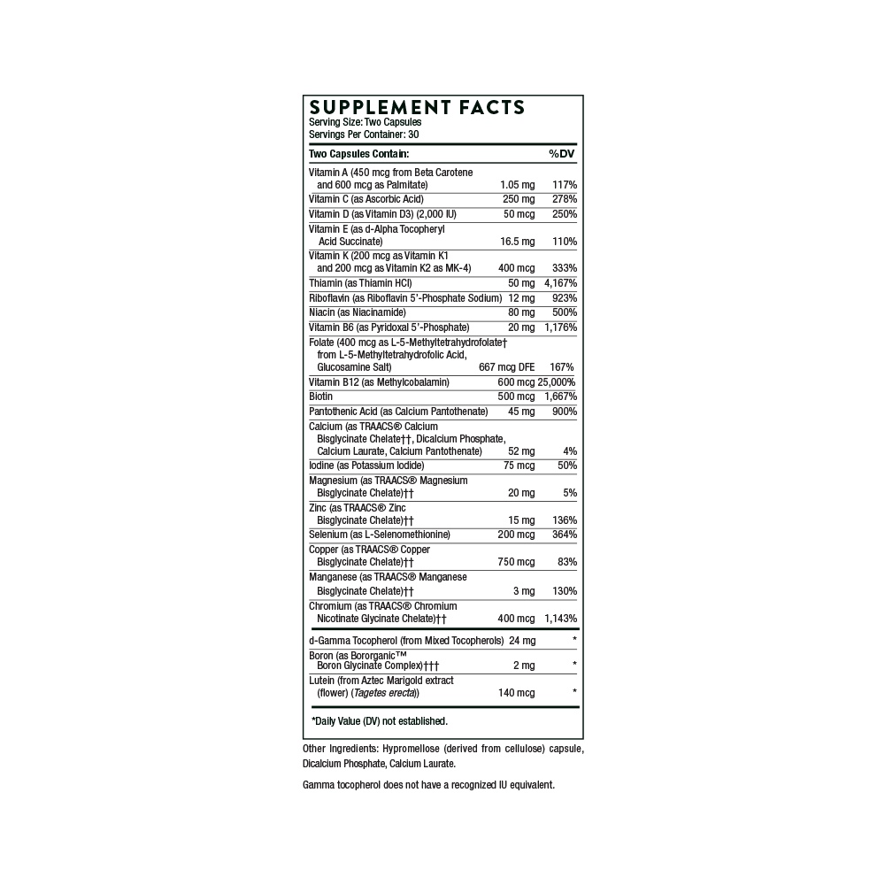 Basic Nutrients 2/Day - NSF Certified for Sport 2