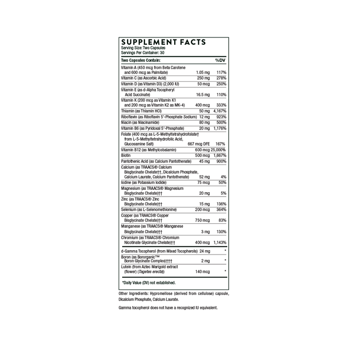 Basic Nutrients 2/Day - NSF Certified for Sport 2