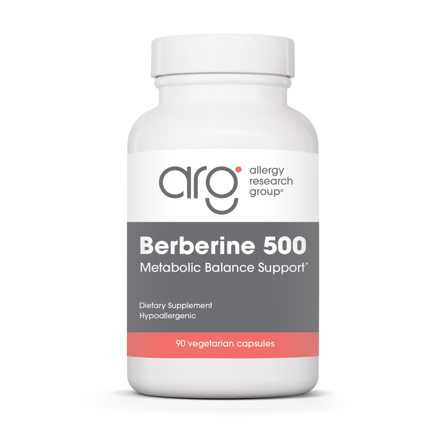 Allergy Research Group Berberine 500 - 90 vegetarian capsules bottle front label
