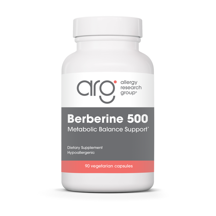 Allergy Research Group Berberine 500 - 90 vegetarian capsules bottle front label