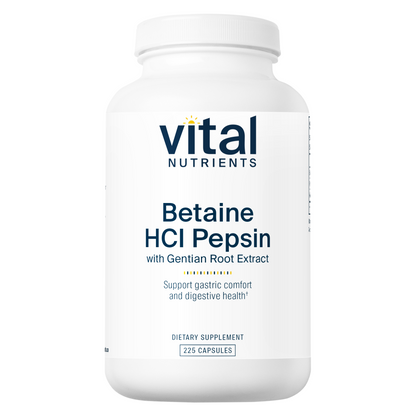 Betaine HCl Pepsin Gentian Root Extract