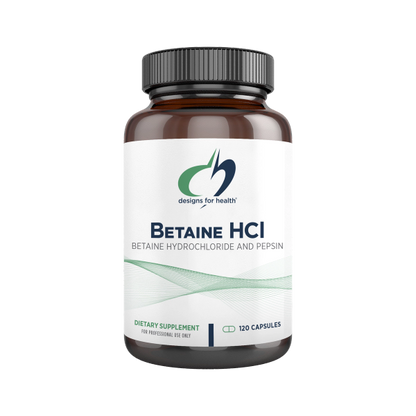 Betaine HCl 120 capsules bottle image old