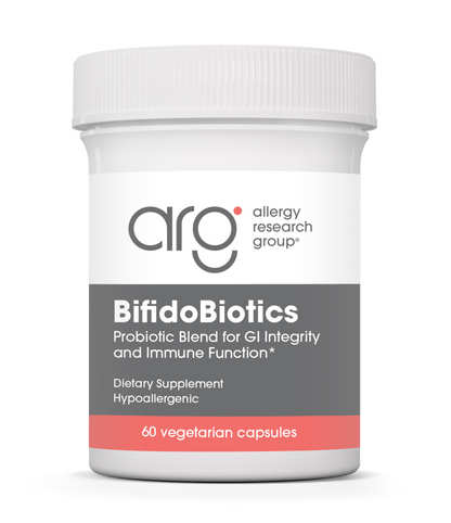 Allergy Research Group BifidoBiotics - 60 vegetarian capsules bottle front label