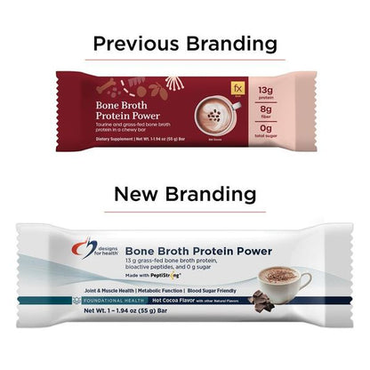 Alternative Packaging Bone Broth Protein Power 55g Bar Product Image