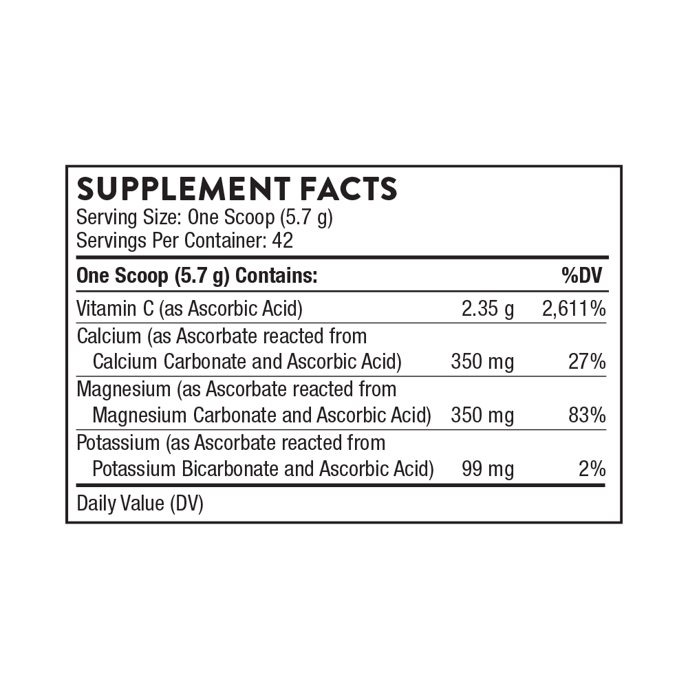 High Potency Vitamin C (formerly Buffered C Powder) 2