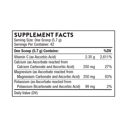 High Potency Vitamin C (formerly Buffered C Powder) 2
