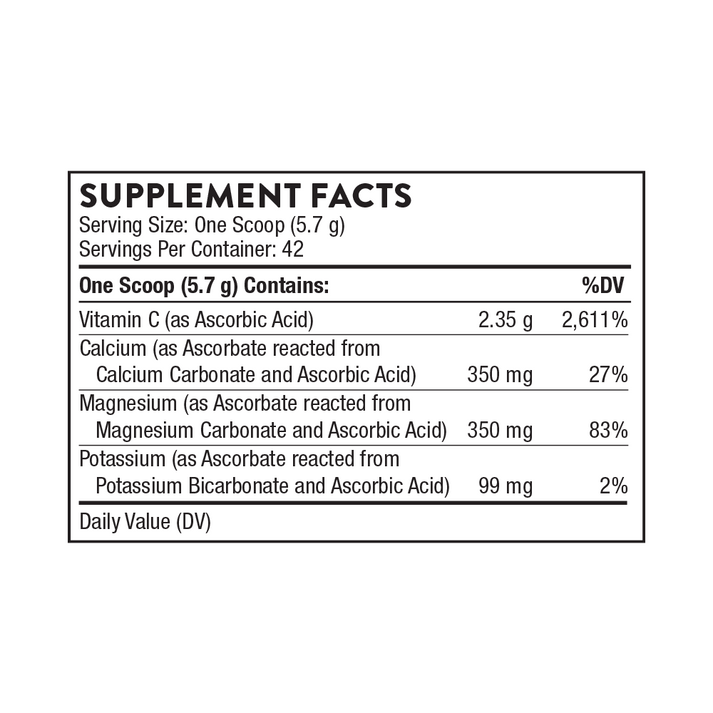 High Potency Vitamin C (formerly Buffered C Powder) 2