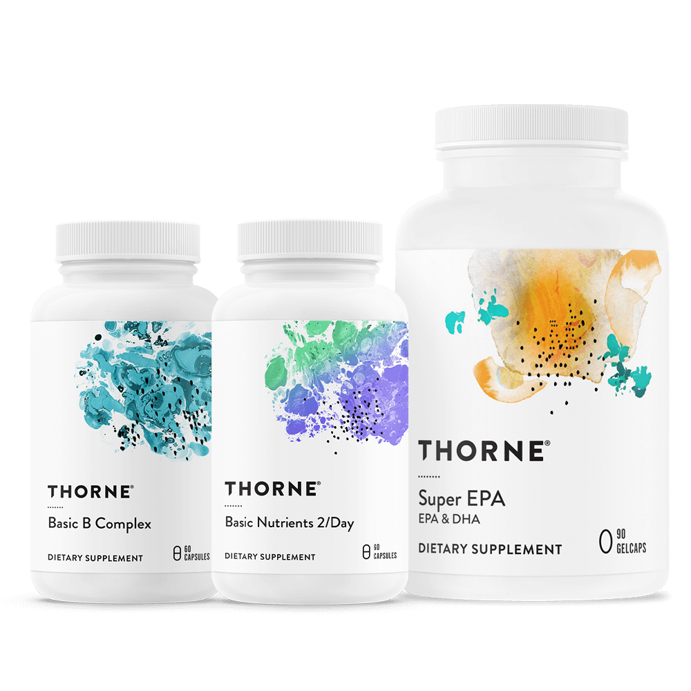 Thorne Basics Bundle (Basic B Complex, Basic Nutrients 2/Day, Super EPA)