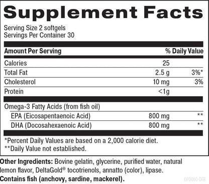 Calm the Storm™ supplement facts image
