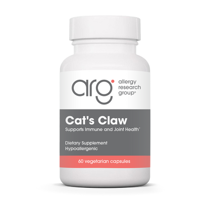 Allergy Research Group Cat's Claw - 60 vegetarian capsules bottle front label