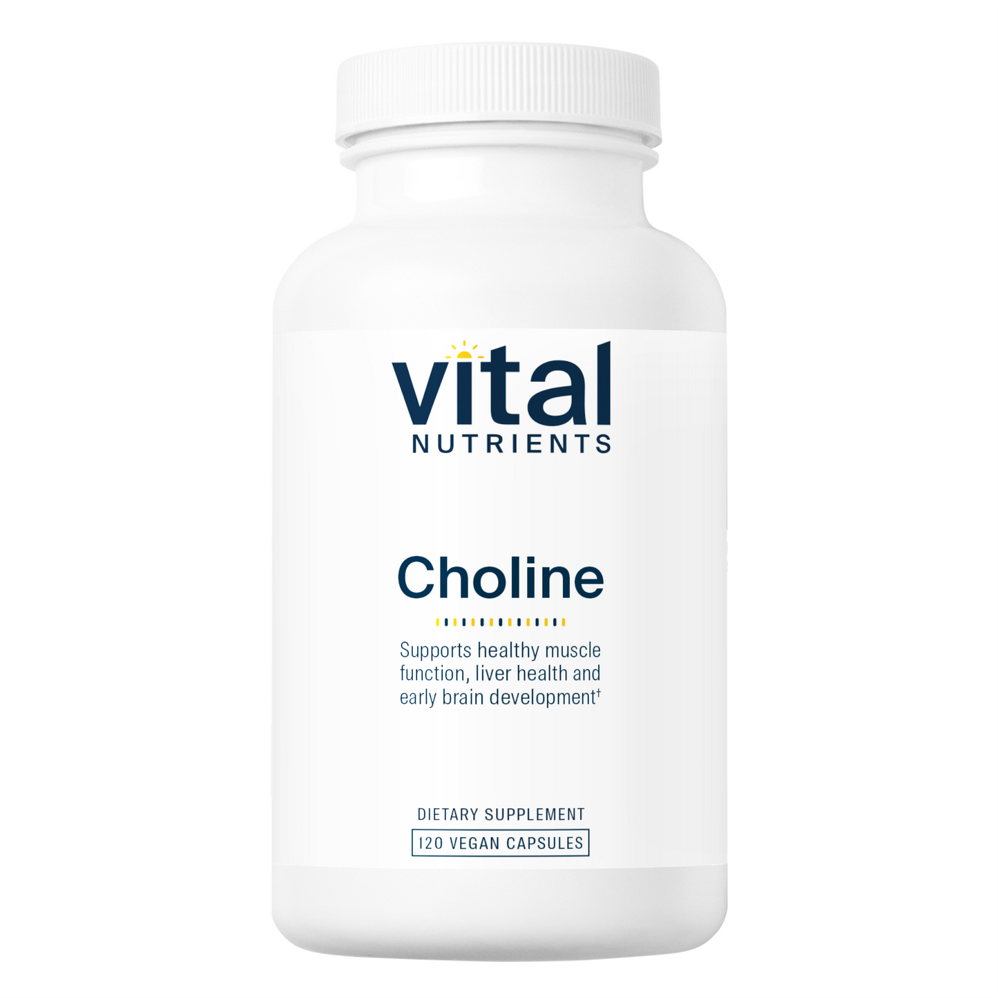 Vital Nutrients Choline dietary supplement.