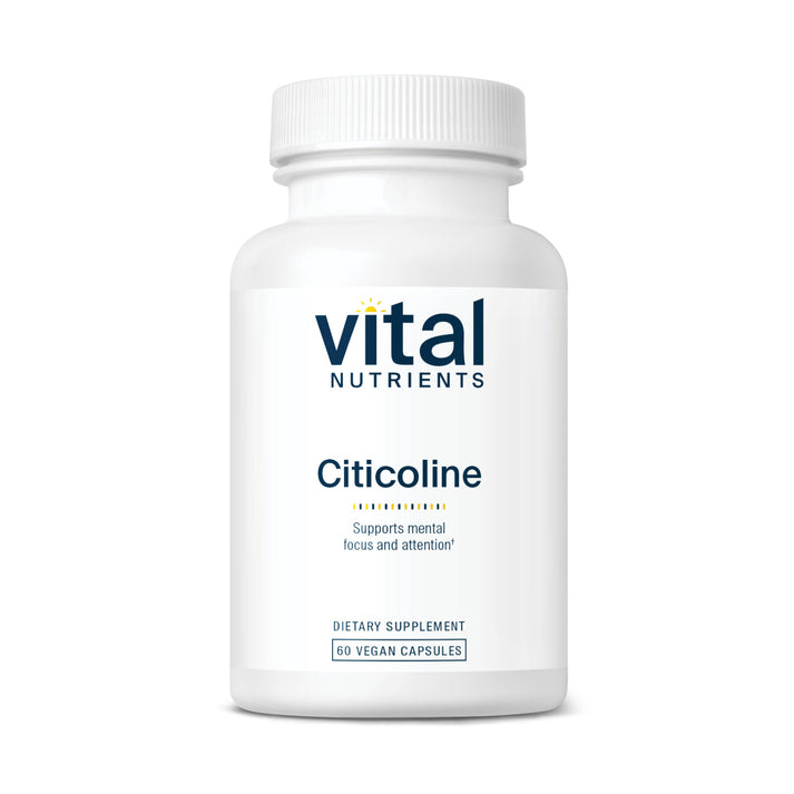 Vital Nutrients Citicoline supplement to help support mental focus and attention.*