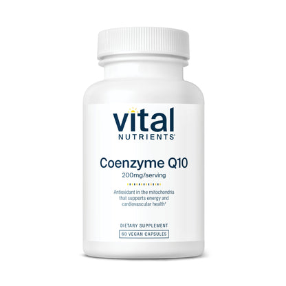 Vital Nutrients Coenzyme Q10 200mg/serving.
