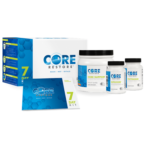 Core Restore 7-Day Kit (French Vanilla) supplement facts image