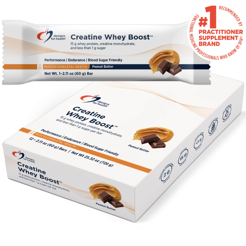 Creatine Whey Boost™ Peanut Butter 60g Bar Product Image