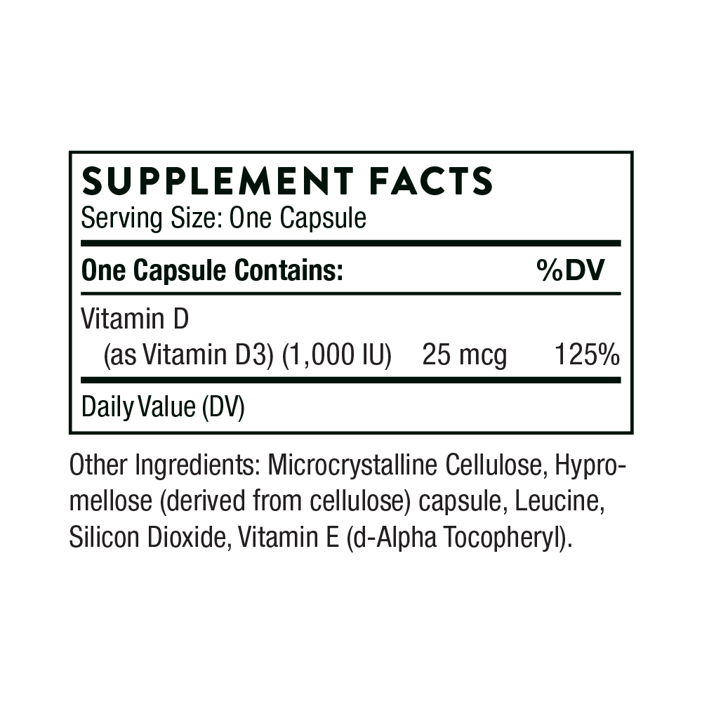 Vitamin D-1,000 - 90 Servings 2