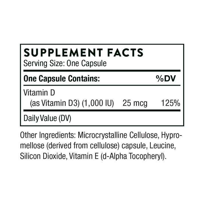 Vitamin D-1,000 - 90 Servings 2