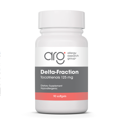 Allergy Research Count Delta-Fraction Tocotrienols 125 mg - 90 softgels bottle front label