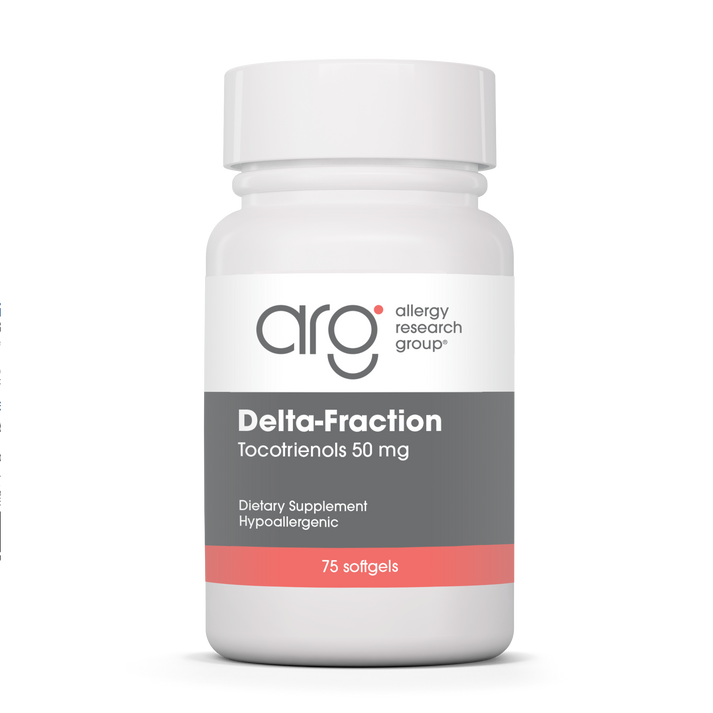 Allergy Research Group Delta-Fraction Tocotrienols 50 mg - 75 softgels bottle front label