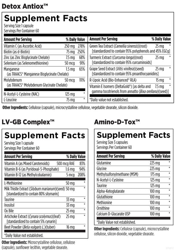Detoxification Support Packets 60 packets supplement facts image