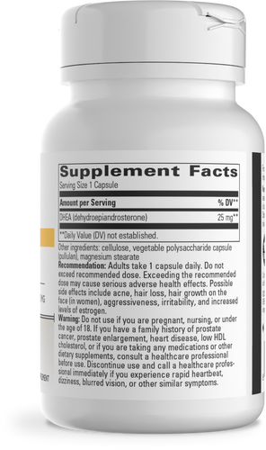 Nature's Way® | DHEA-25 - right side of pack Sku:75026