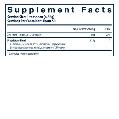 Vital Nutrients Digest Ease supplement facts.