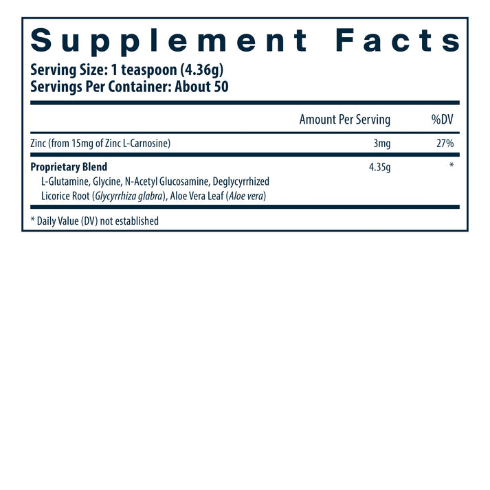 Vital Nutrients Digest Ease supplement facts.