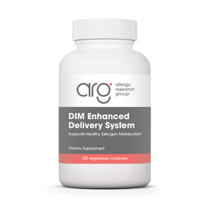 Allergy Research Group DIM Enhanced Delivery System - 120 vegetarian capsules bottle front label