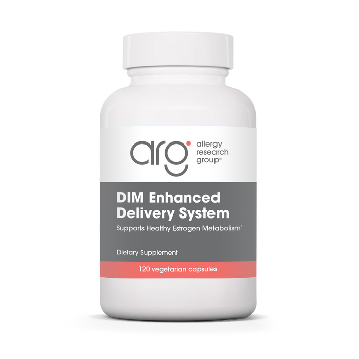 Allergy Research Group DIM Enhanced Delivery System - 120 vegetarian capsules bottle front label