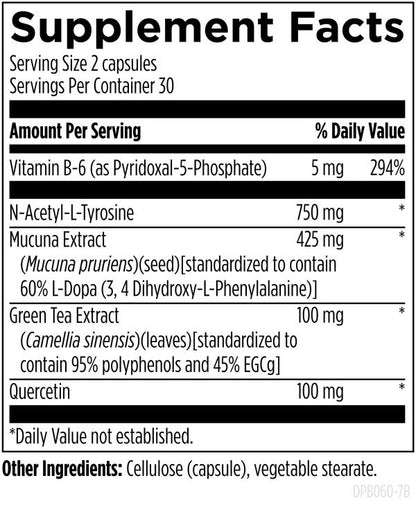 DopaBoost™ 60 capsules supplement facts image