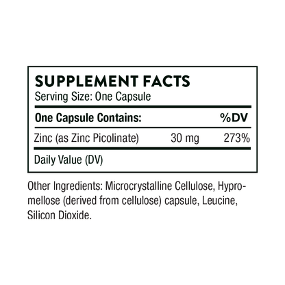 Zinc Picolinate 30 mg - NSF Certified for Sport 2