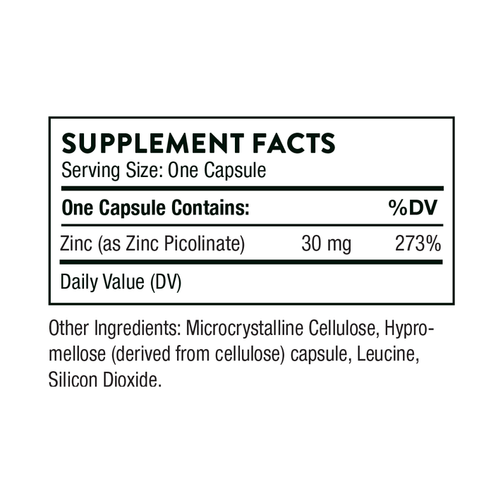 Zinc Picolinate 30 mg - NSF Certified for Sport 2