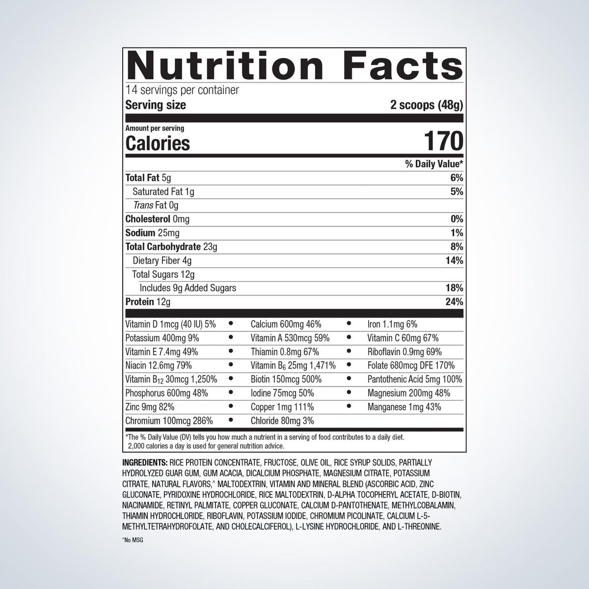 Essential Nutrition Shake